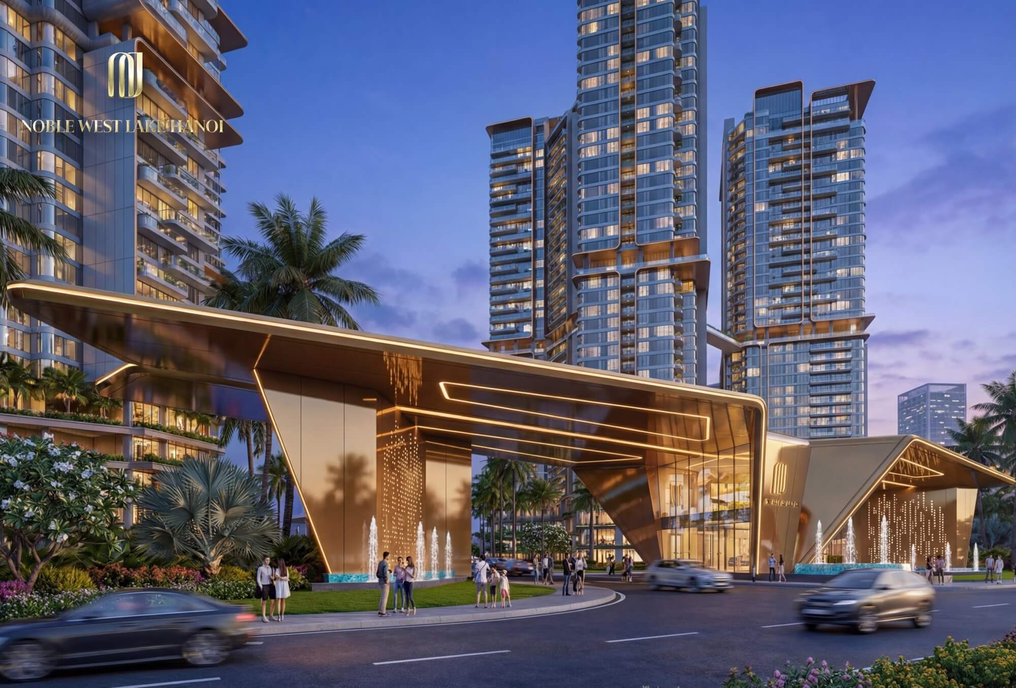 tiện ích dự án noble west lake tây hồ ciputra