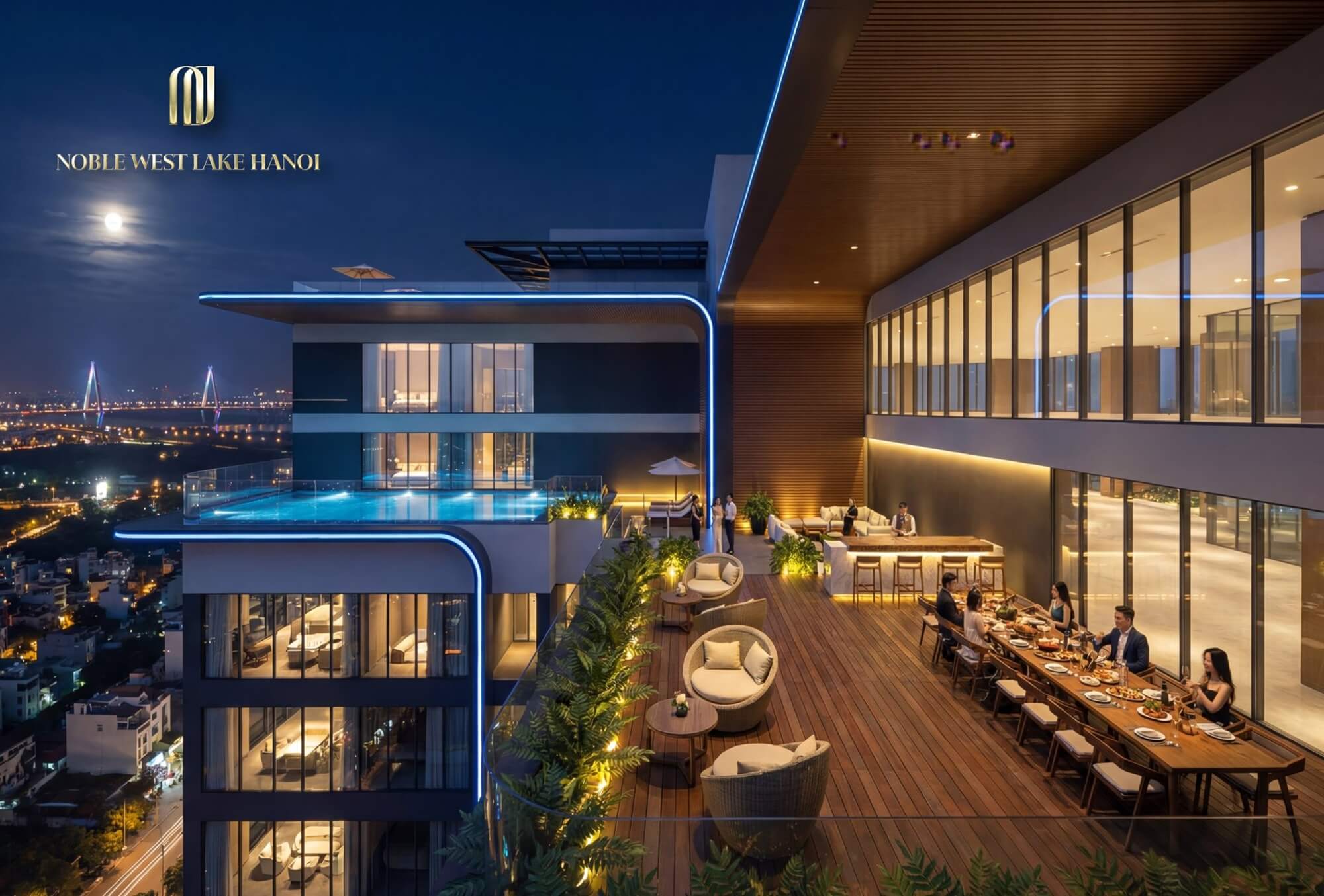 tiện ích dự án noble west lake tây hồ ciputra