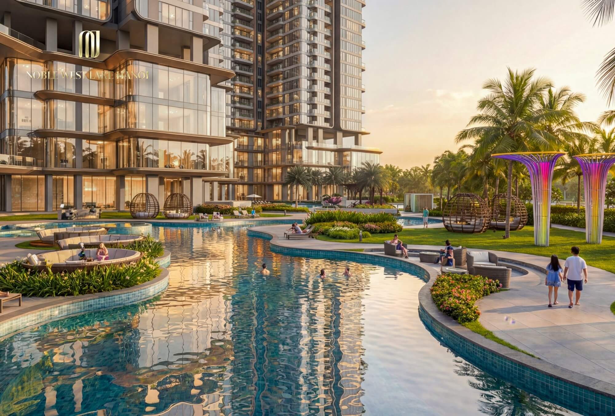 tiện ích dự án noble west lake tây hồ ciputra