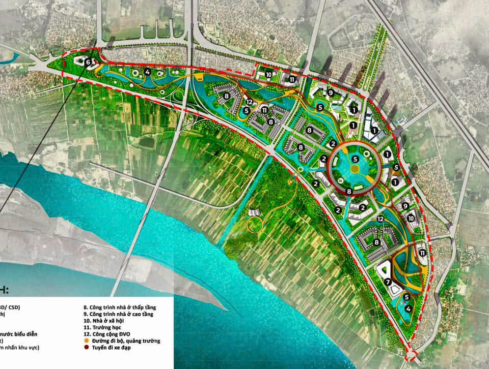 mặt bằng dự án the grand riveria tàm xá đông anh